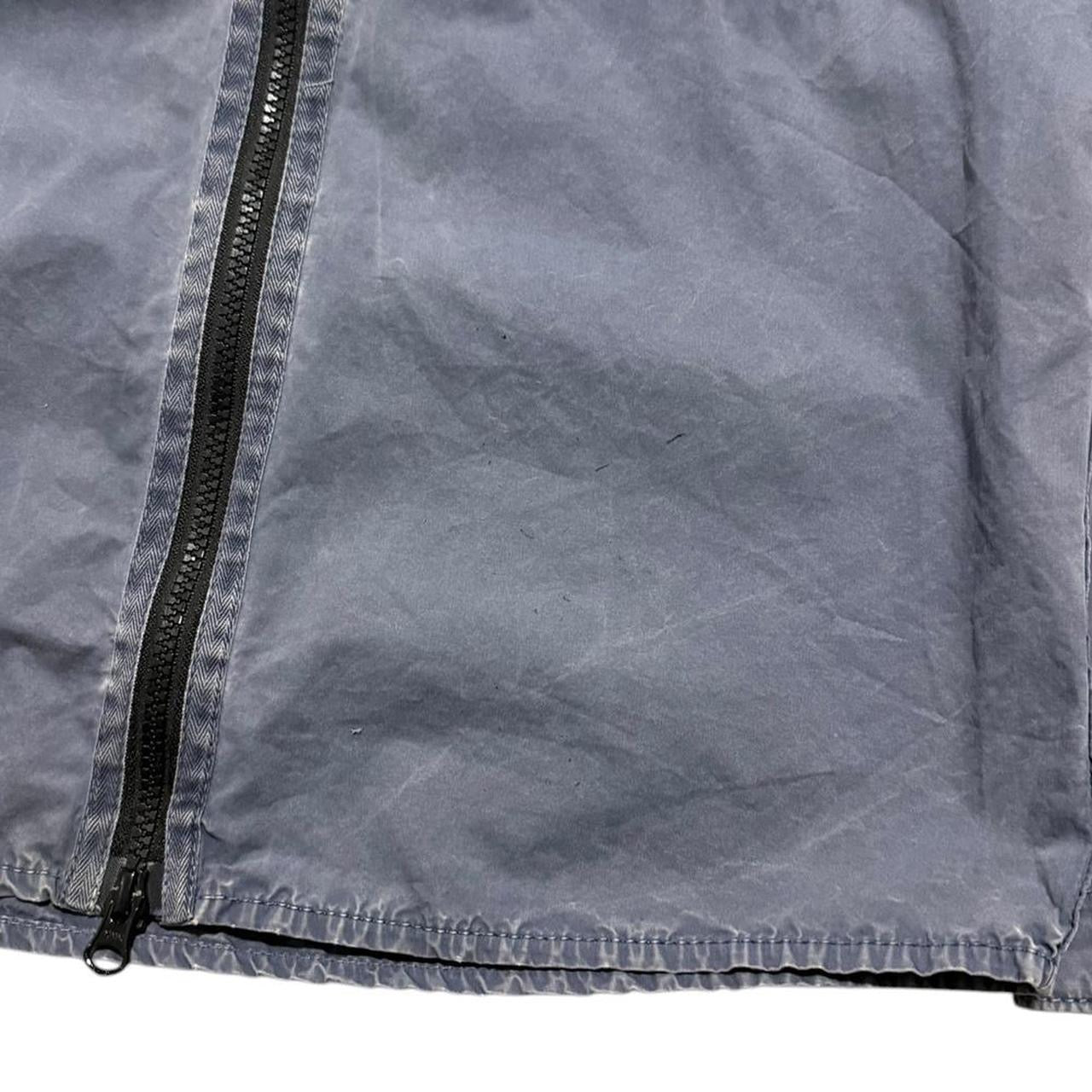 Stone Island Canvas Overshirt | Small, Slate Blue