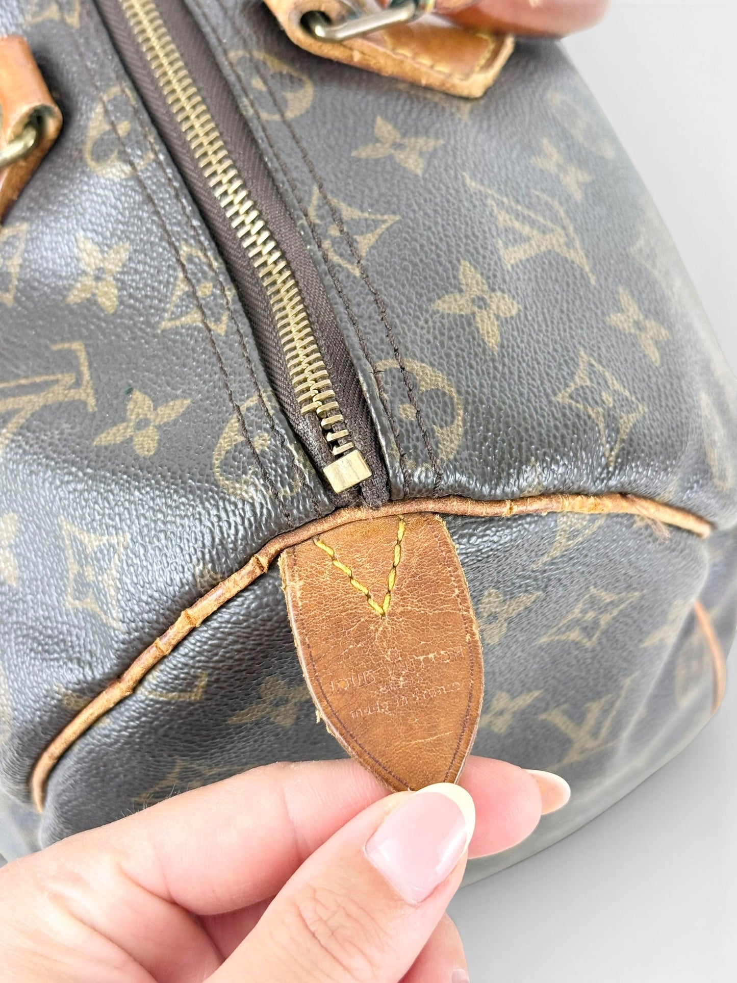 90s Louis Vuitton Speedy 35 Handbag | O/S, Brown