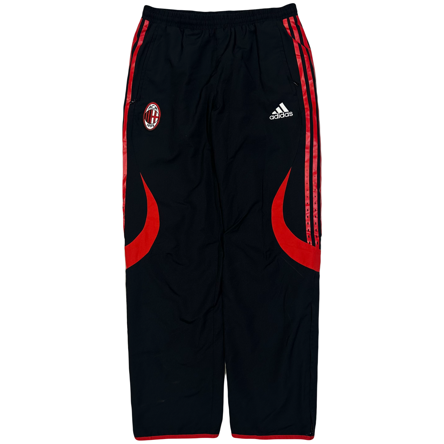 Adidas AC Milan 2006/07 Tracksuit In Black & Red ( L )