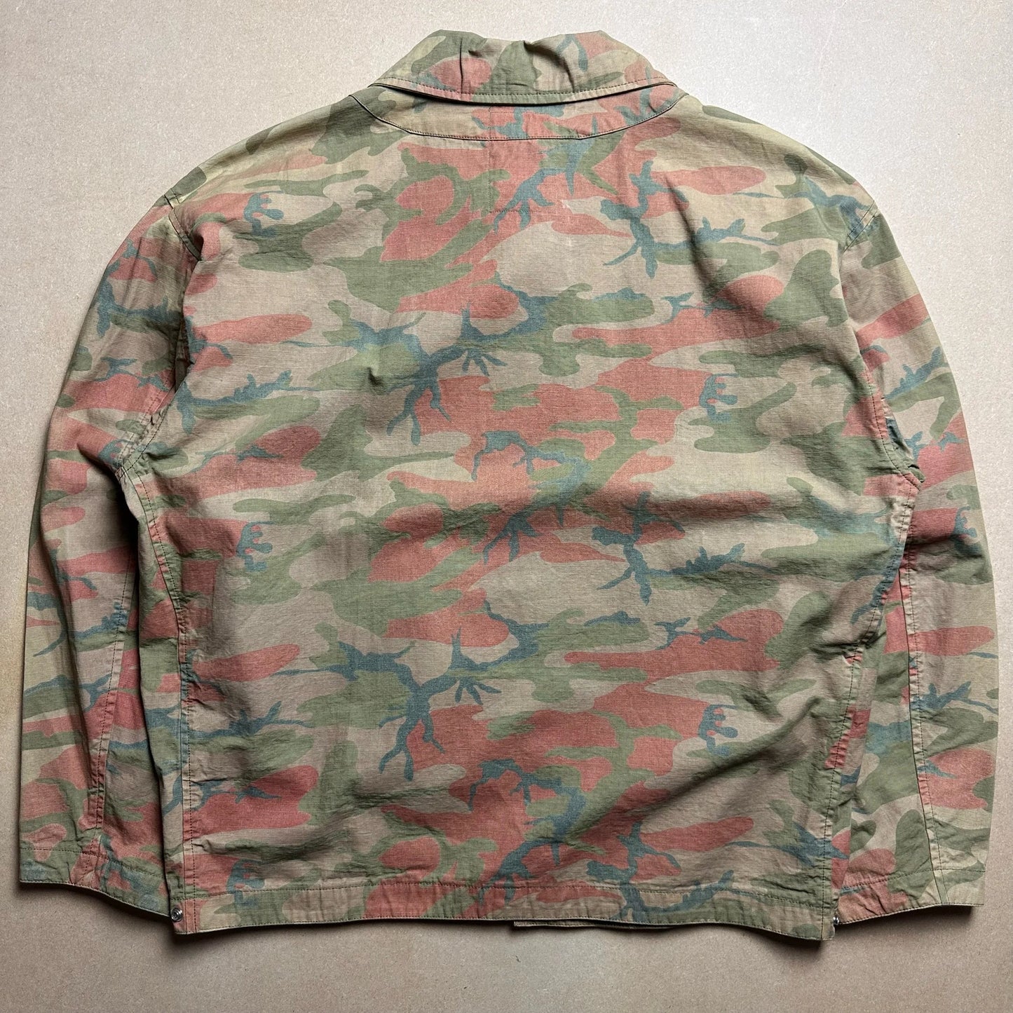 S/S 1990 Tiger Orange Ice Camouflage Jacket Bomber Jacket