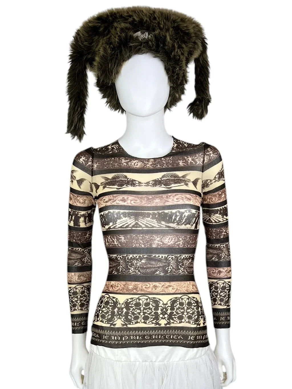 Jean Paul Gaultier S/S 1998 X-Ray top