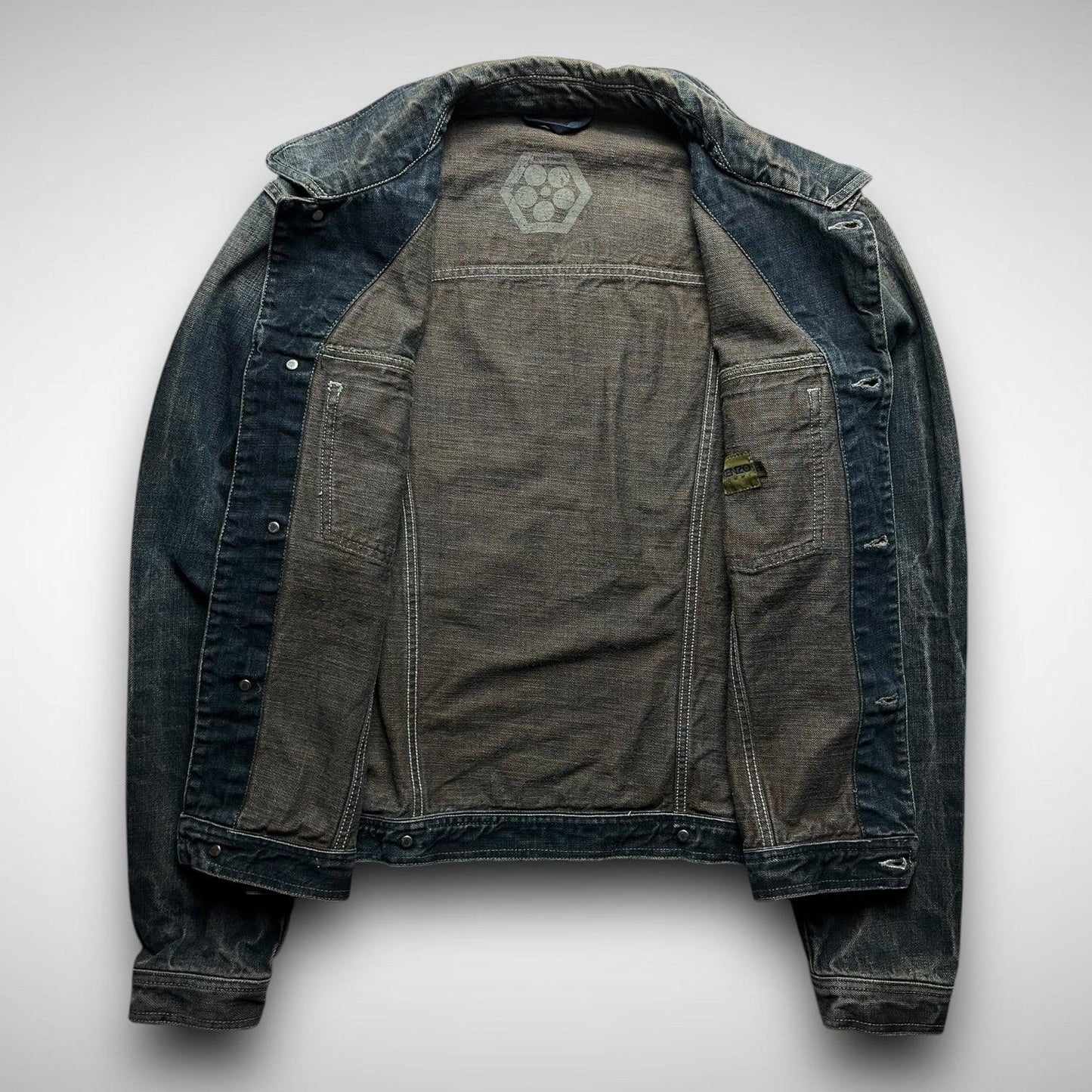 Kenzo Dark Wash Denim Jacket (2000s)