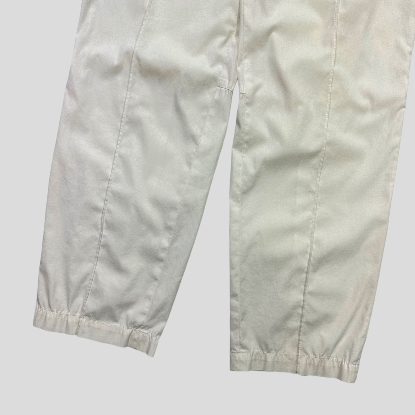 Prada Sport 00’s Linen Ponte Trousers - UK6-8 | Default Title, Off White