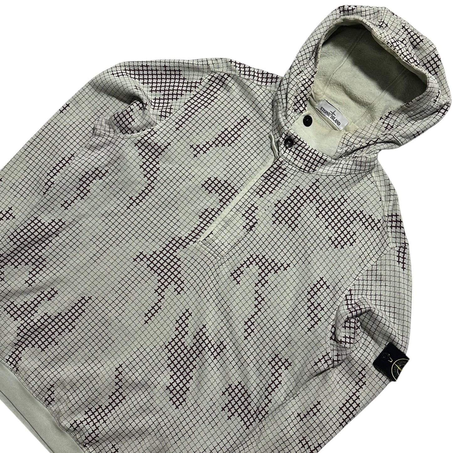 Stone Island 1/4 Zip Pullover Digital Camo Jumper