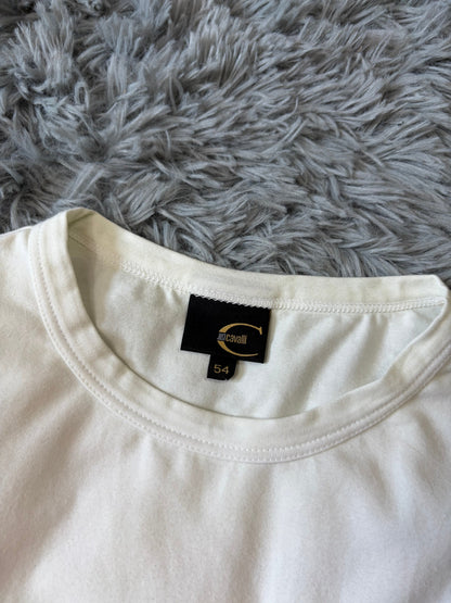 Just Cavalli 00’s Sequin Serpent Embroidered T-shirt - M | O/S, Red
