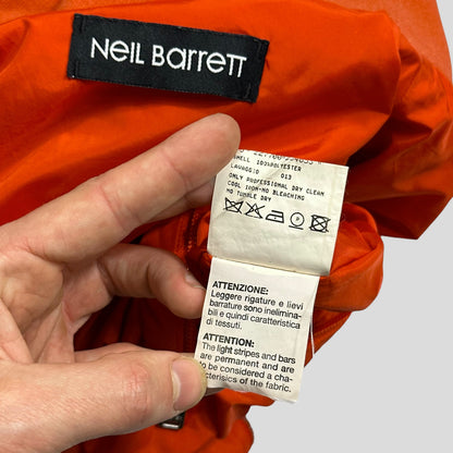 Neil Barrett Twin Zip Detailed Orange Windbreaker Jacket - L