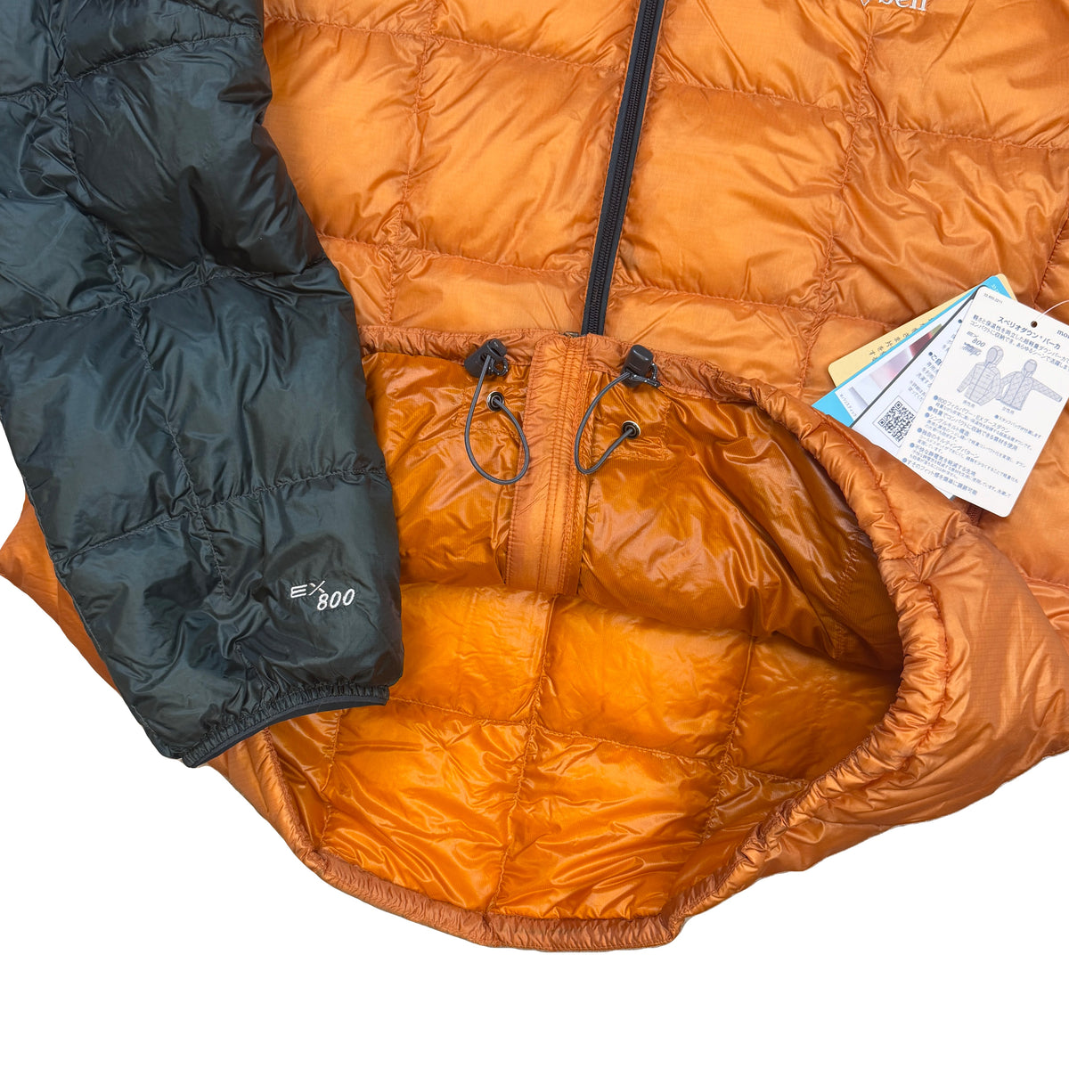 Montbell Superior Down Parka Puffer Jacket In Orange (L) | Large, Orange