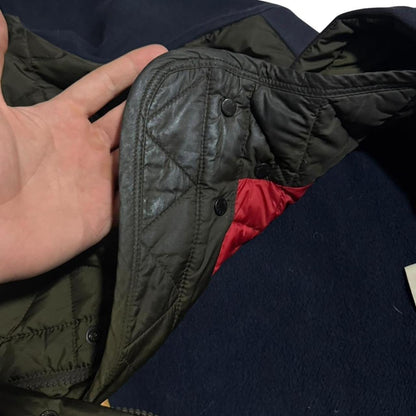 Moncler Down Cotton Hood Jacket | Large, Olive