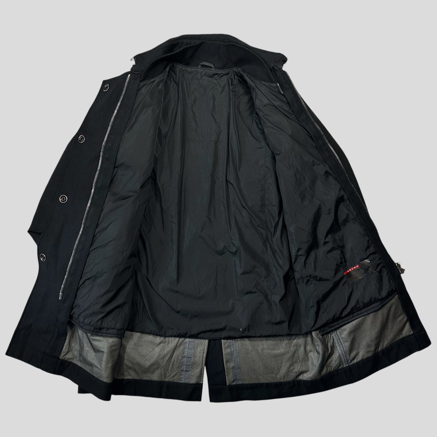 Prada Sport 00’s 3 in 1 Goretex Wool & Nylon Military Jackets - S/M | Default Title, Red