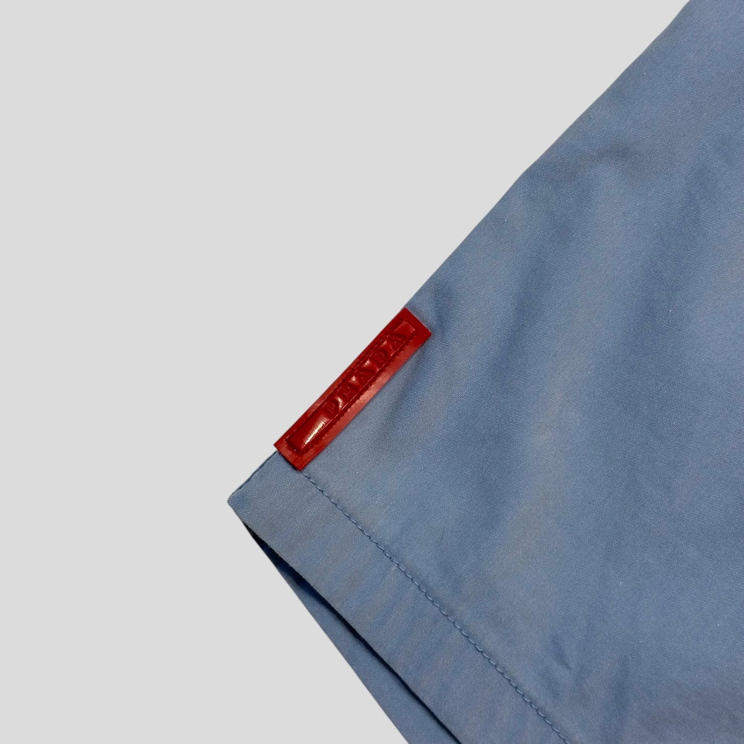 Prada Sport 2008 Baby Blue Cotton Swim Shorts - M/L | Default Title, Blue