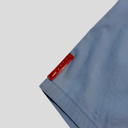 Prada Sport 2008 Baby Blue Cotton Swim Shorts - M/L | Default Title, Blue
