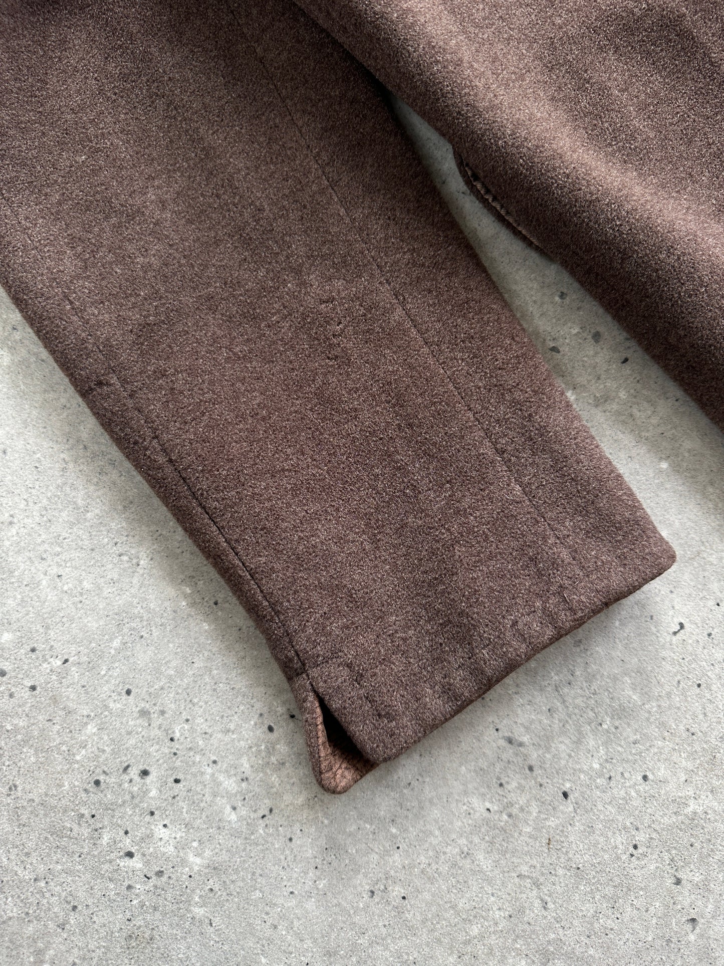 Sportmax 1990s Wool Double Breasted Coat - M/L