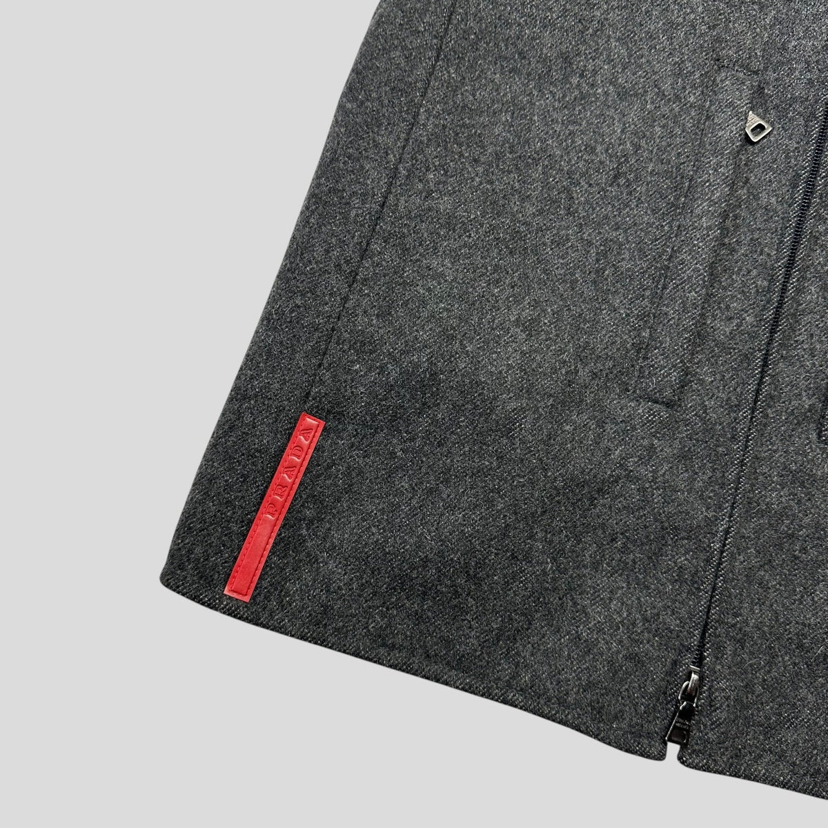 Prada Sport AW99 Technical Wool Ninja Harness Vest - IT42 (S) | Grey