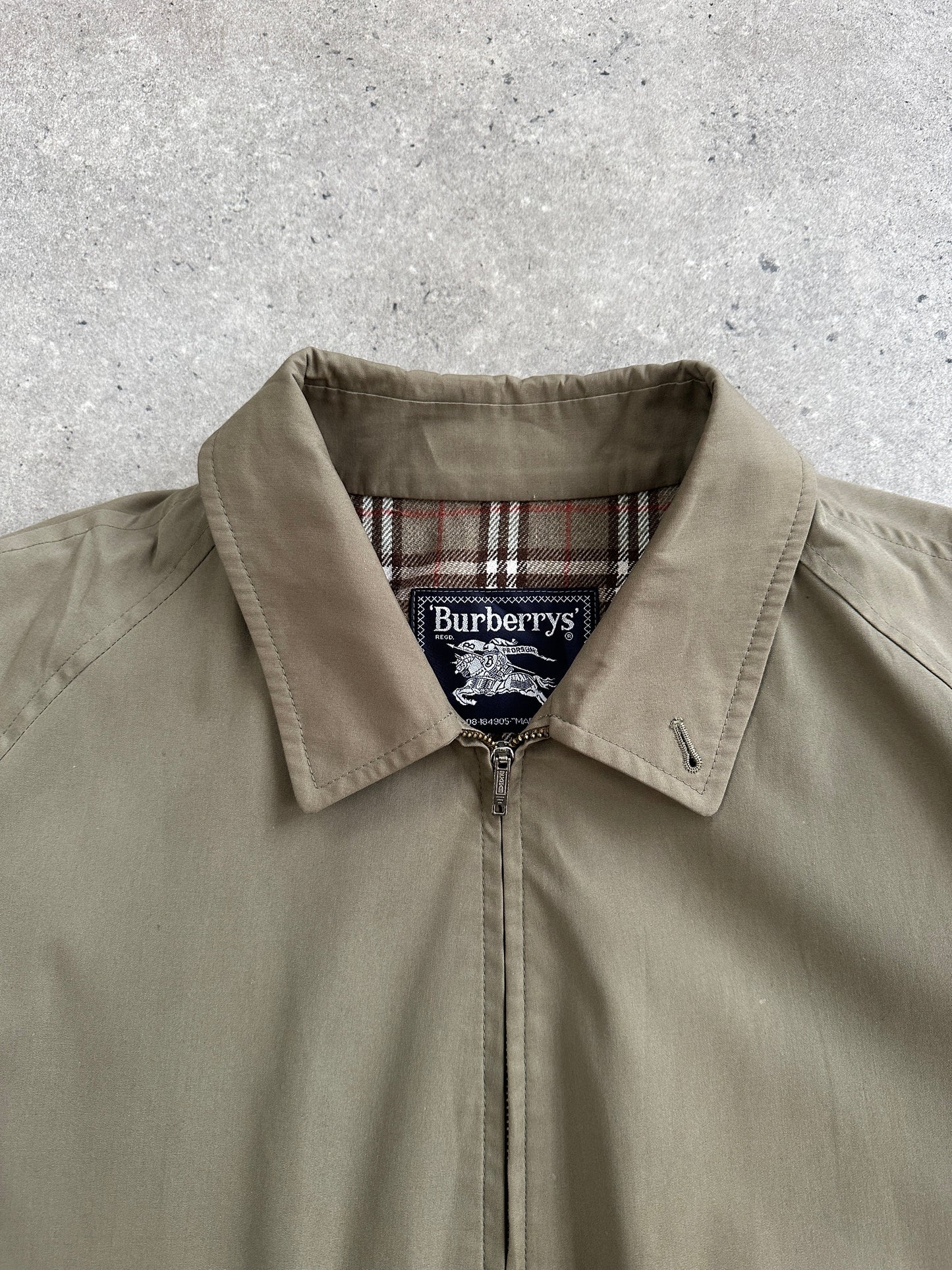 Burberry 1990s Wool Logo Bomber Jacket – XL