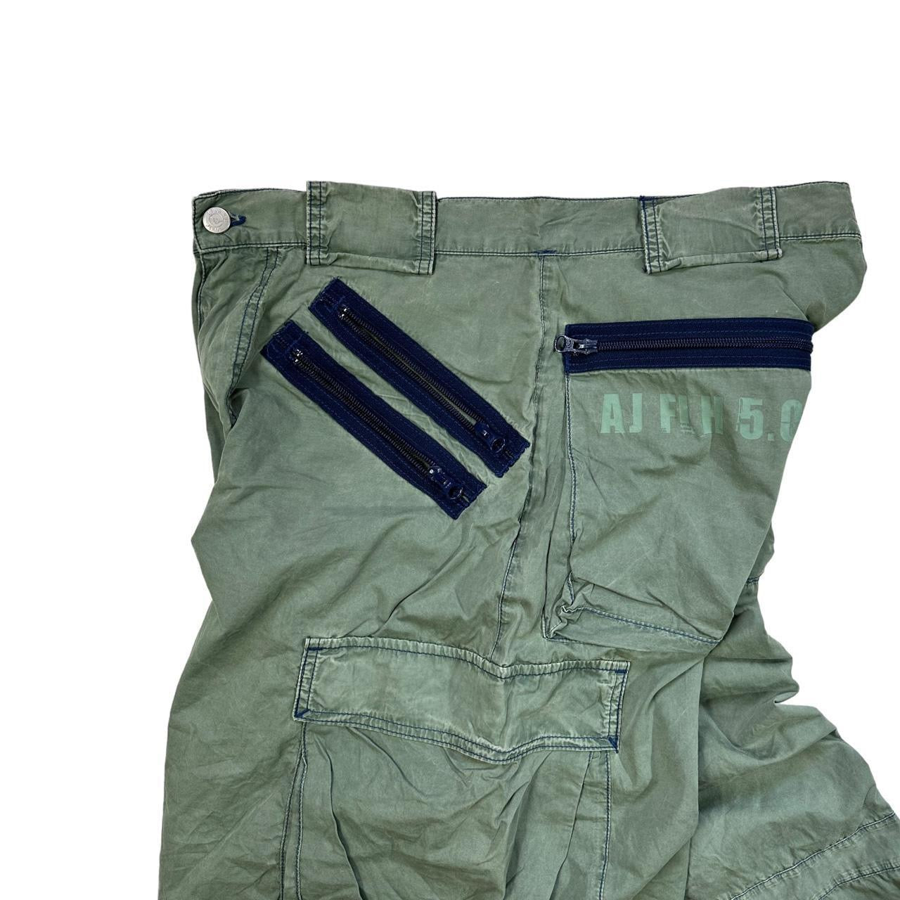 Armani Jeans Baggy Khaki Cargo Bottoms