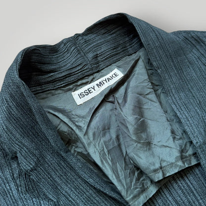 2000's Issey Miyake Mainline Pleated Blazer M | Default Title, Green