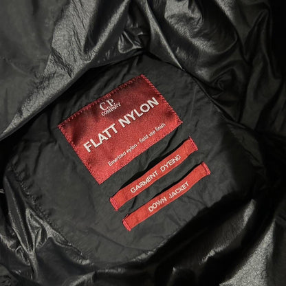 CP Company Flatt Nylon Black Down Jacket