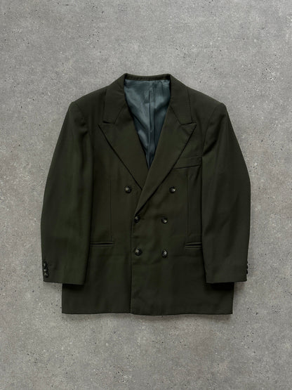 Max Mara Wool Double Breasted Blazer - XL