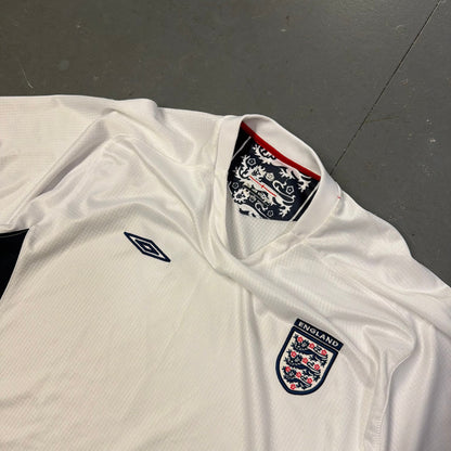 Umbro 2004/05 England Training Shirt In White (L) | Large, White