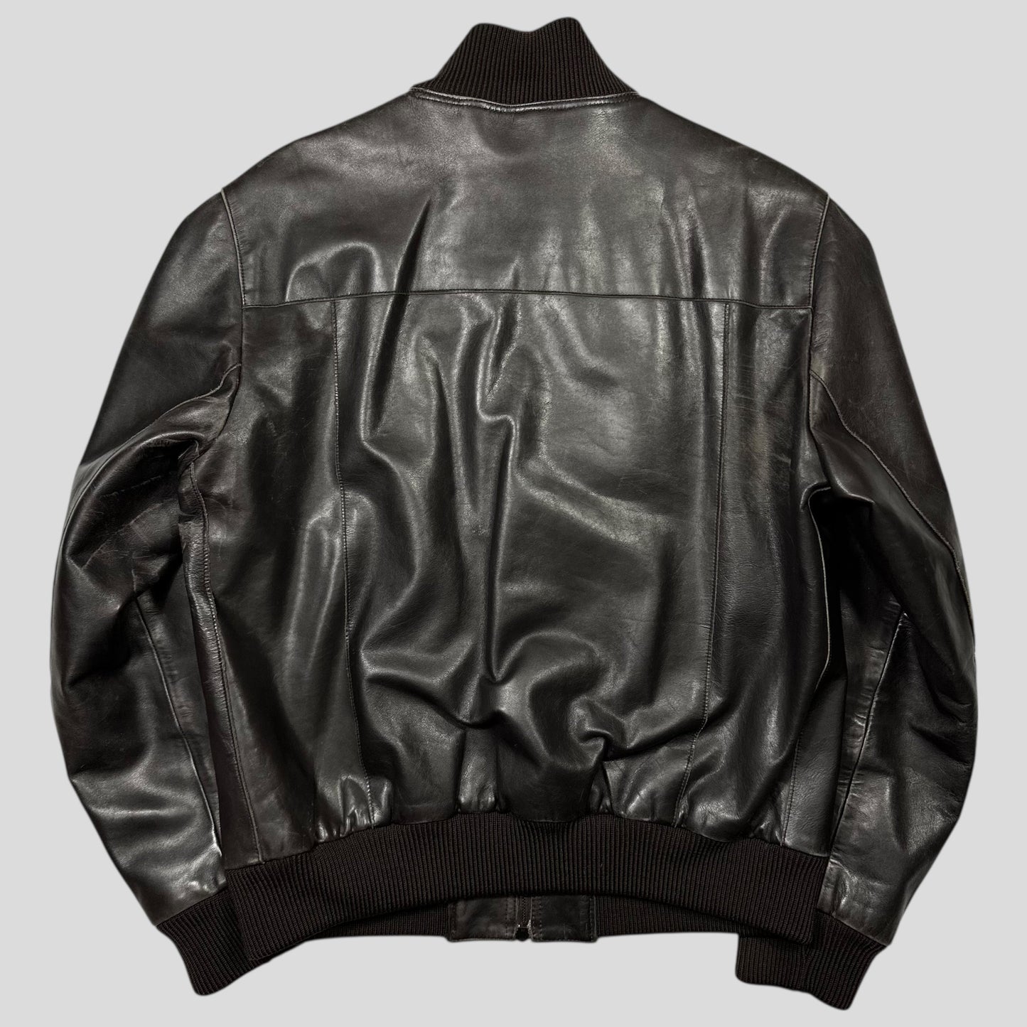 Neil Barrett 00’s Multipocket Buckle Lambs Leather Moto Jacket - L | Default Title, Multicoloured