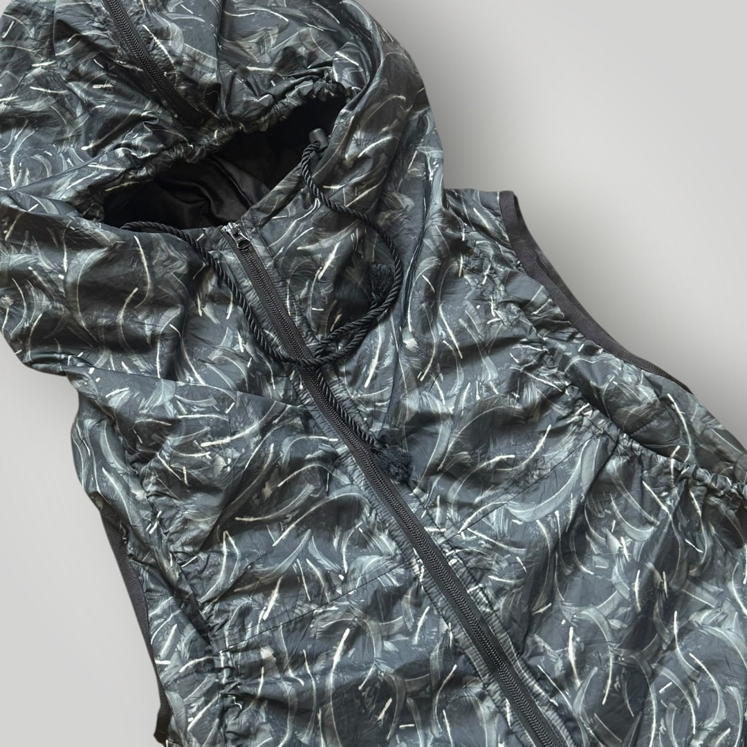 Final Home FW/2002 Interchangeable Split Hood Vest S | O/S, Camo
