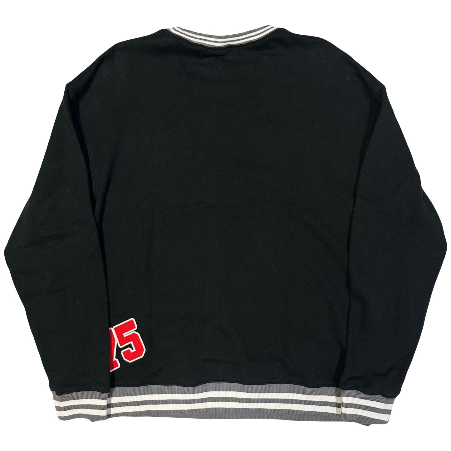 Avirex Spellout Sweatshirt In Black & Grey ( L )