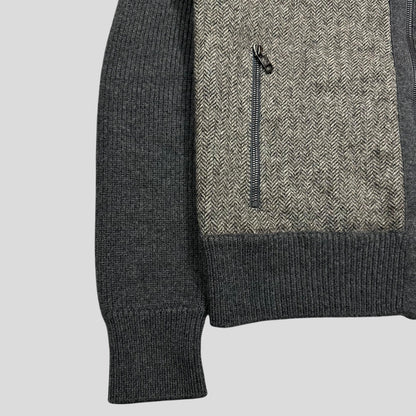 Moncler Wool & Nylon Maglione Tricot Cardigan Jacket - L (M)