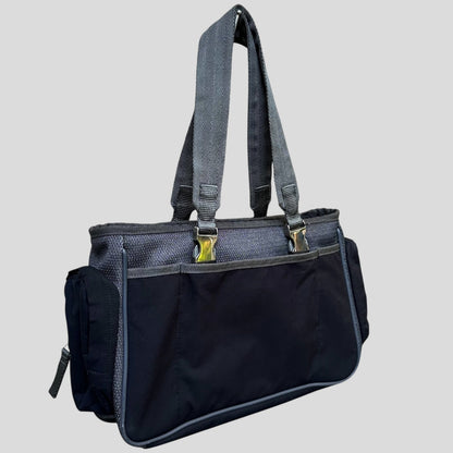 Prada Sport 2004 Eskimo Goat Fur Technical Handbag