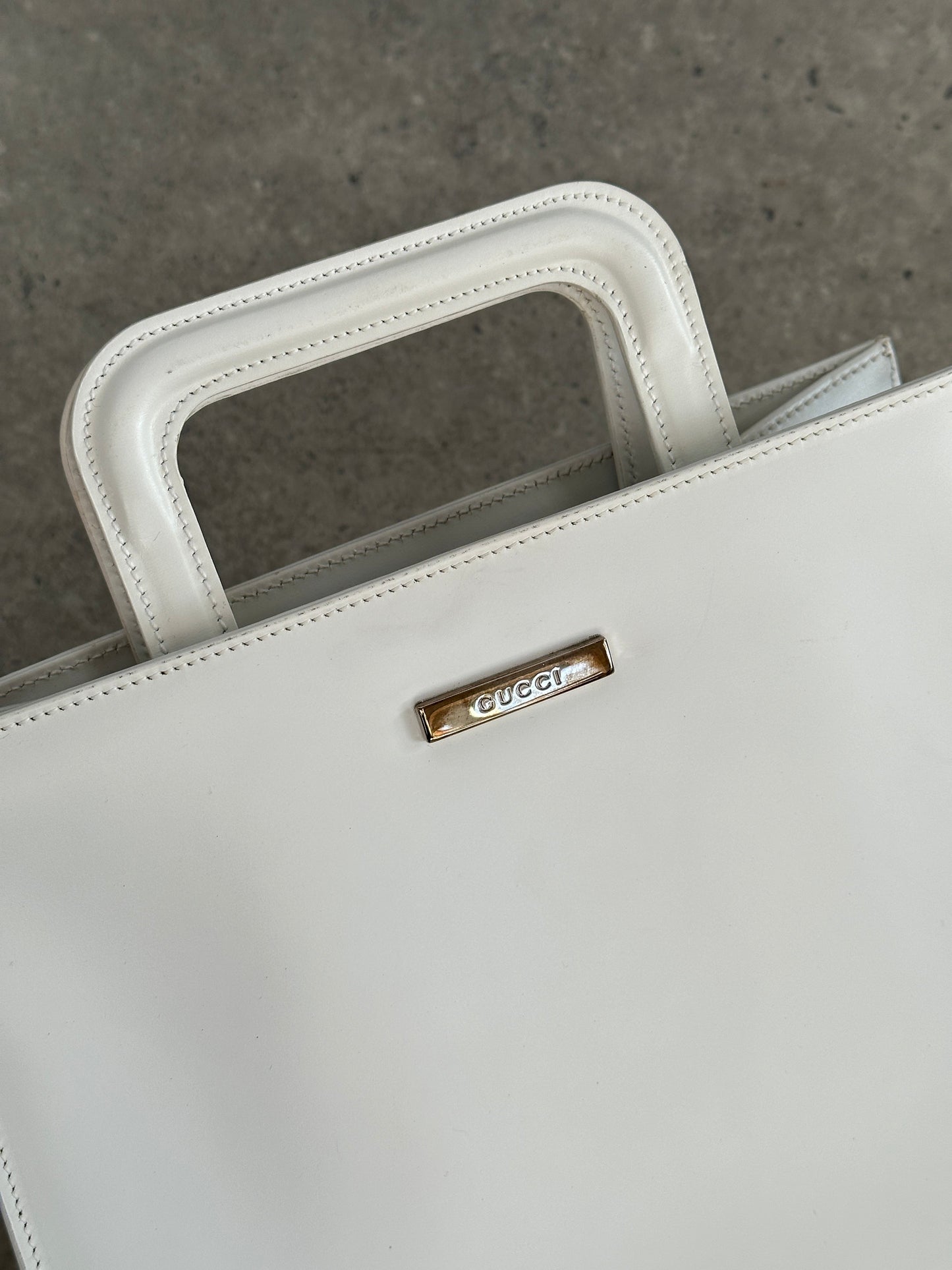 Gucci 1990s Tom Ford 2 in 1 Leather & Vinyl Shoulder Bag