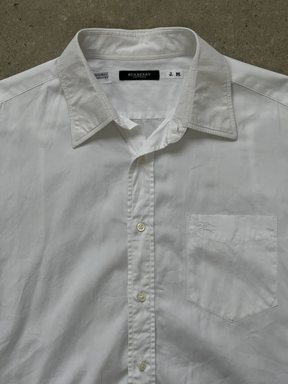 Burberry London 2000s Cotton Logo Shirt - M/L