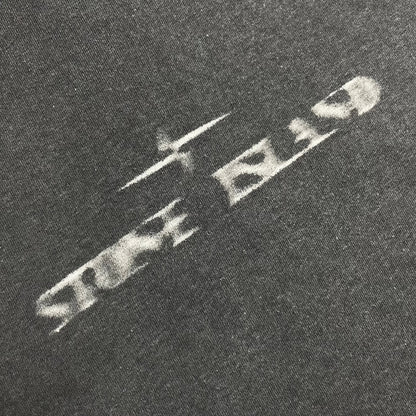 S/S 1998 Charcoal Motion Blur Graphic Print Polo Shirt