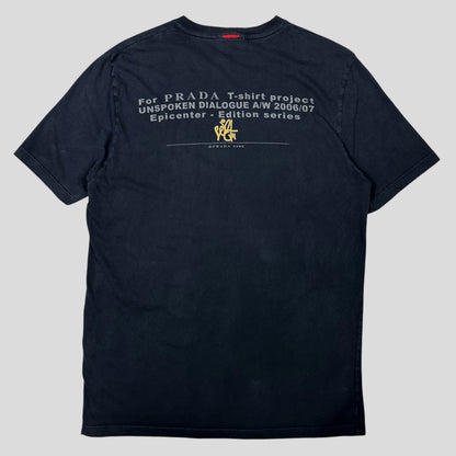 Prada Sport 2006 Unspoken Dialogue Graphic T-shirt - M | Default Title, Navy