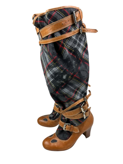 Vivienne Westwood x Nine West 2006 bondage boots