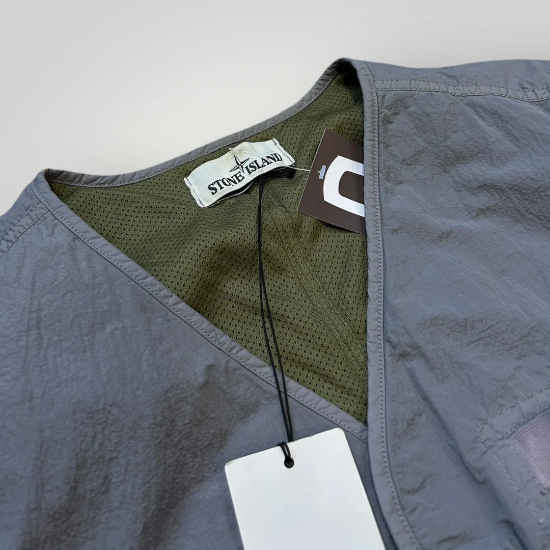 Stone Island S.I.PA/PL Seersucker-TC Waistcoat Gilet L