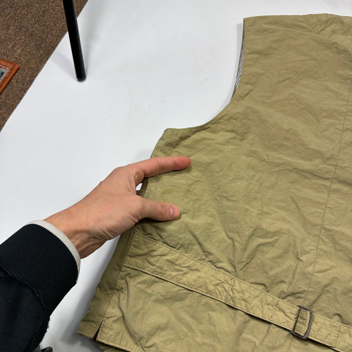 Comme Des Garçons Homme 2016 Nylon Lined Multipocket Vest - XS/S | XS, Tan