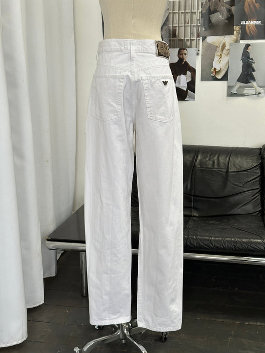 Armani Jeans 1990s Straight Leg Denim Jeans - W28
