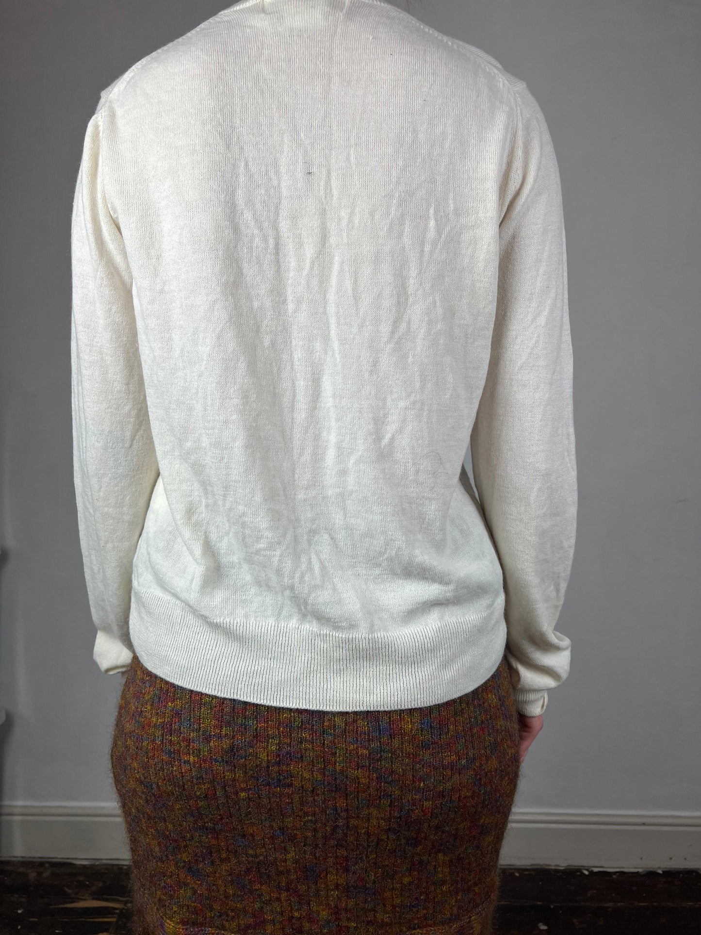 Comme des Garçons 2018 Pom Pom jumper | Cream, Cream