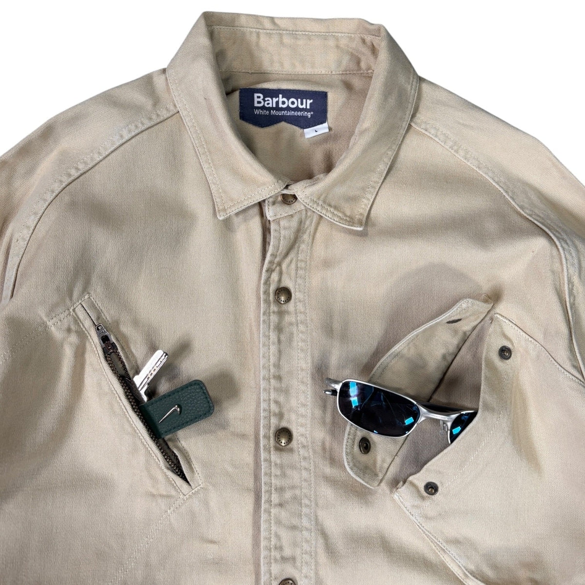 Barbour x White Mountaineering 2015 Work Shirt L | Large, Multicoloured