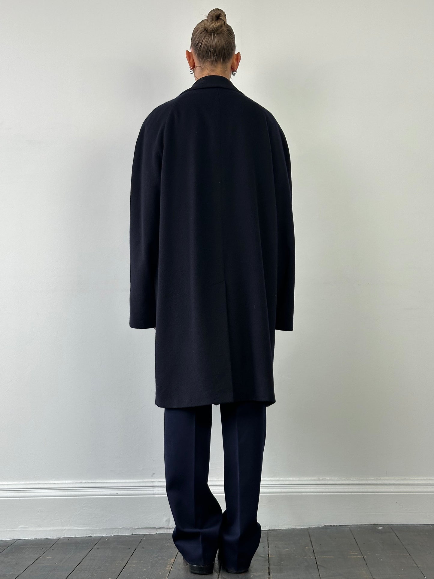 Vintage Wool Single Breasted Coat - XL/XXL