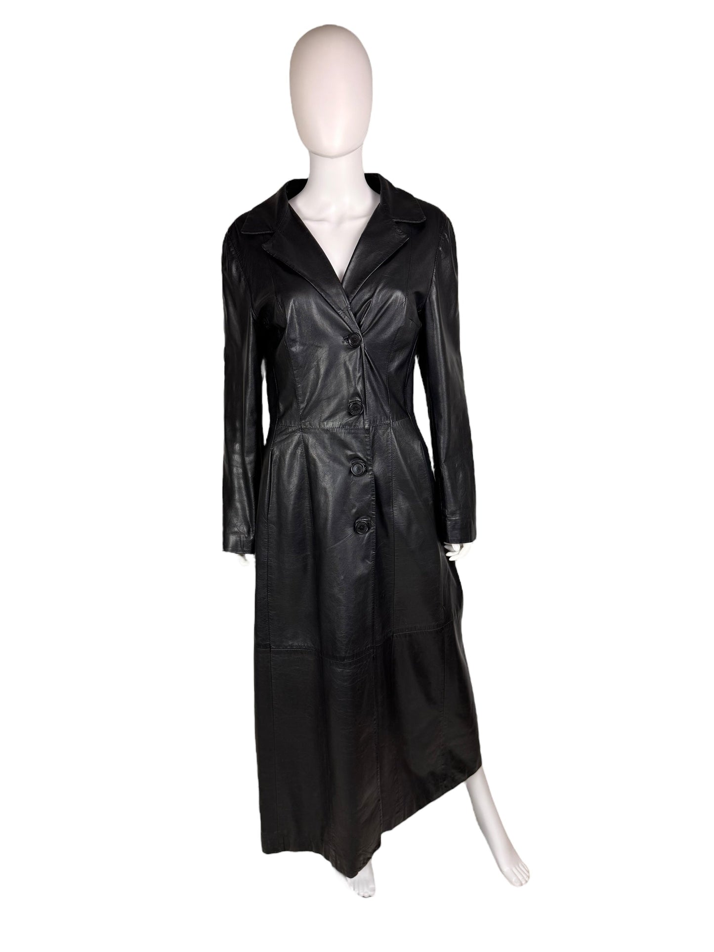 Dolce & Gabbana 1990s leather trench coat | Black, Black