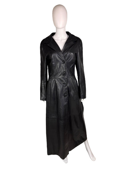 Dolce & Gabbana 1990s leather trench coat | Black, Black