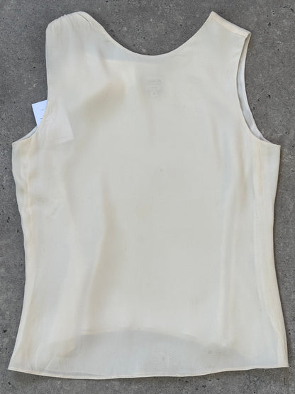 Armani Collezioni 2000s Silk Sleeveless Top - S