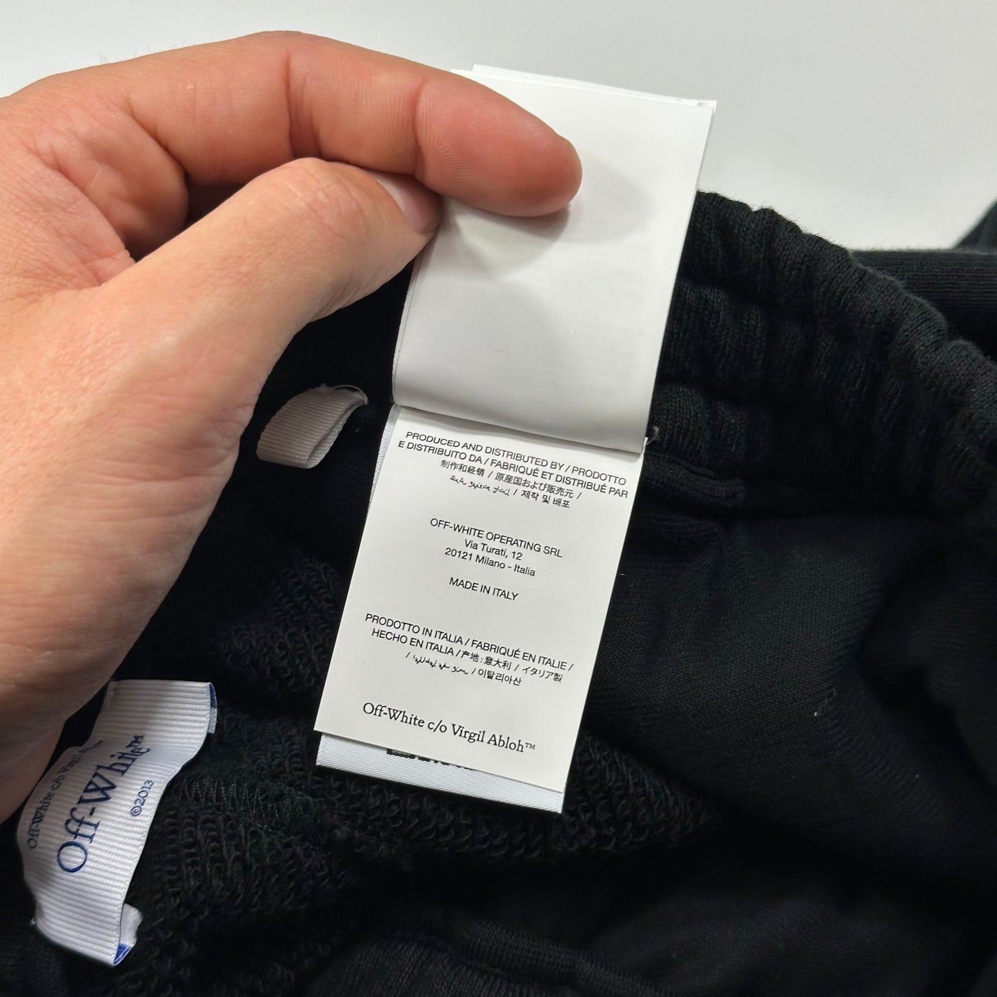 Off-white by Virgil Abloh 2013 Body Stitch Heavy Cotton Joggers - S (M)