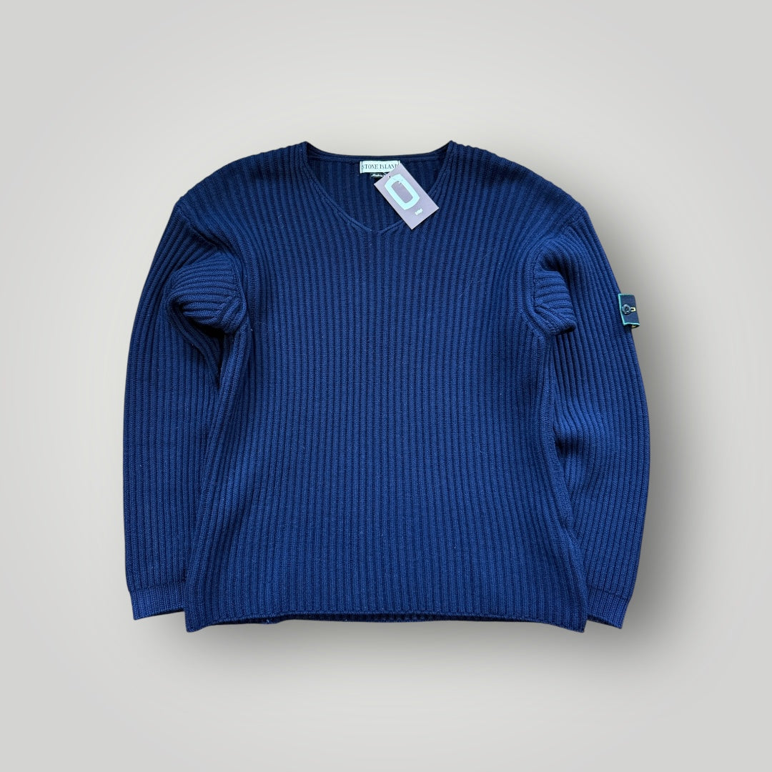 Stone Island AW/97 Ribbed Knitted Wool Jumper M/L