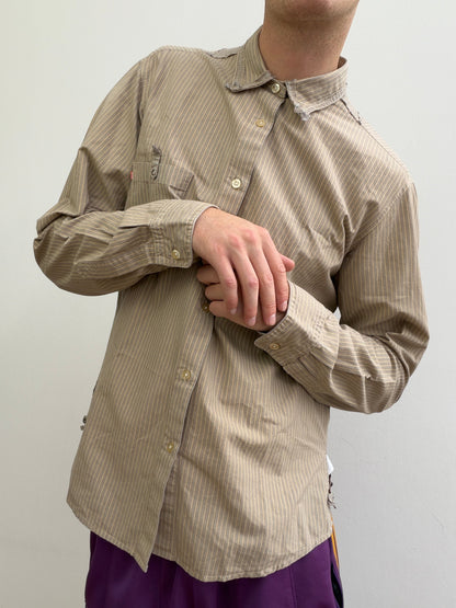 Hugo Boss Orange 00s Raw Construction Shirt | Large, Orange