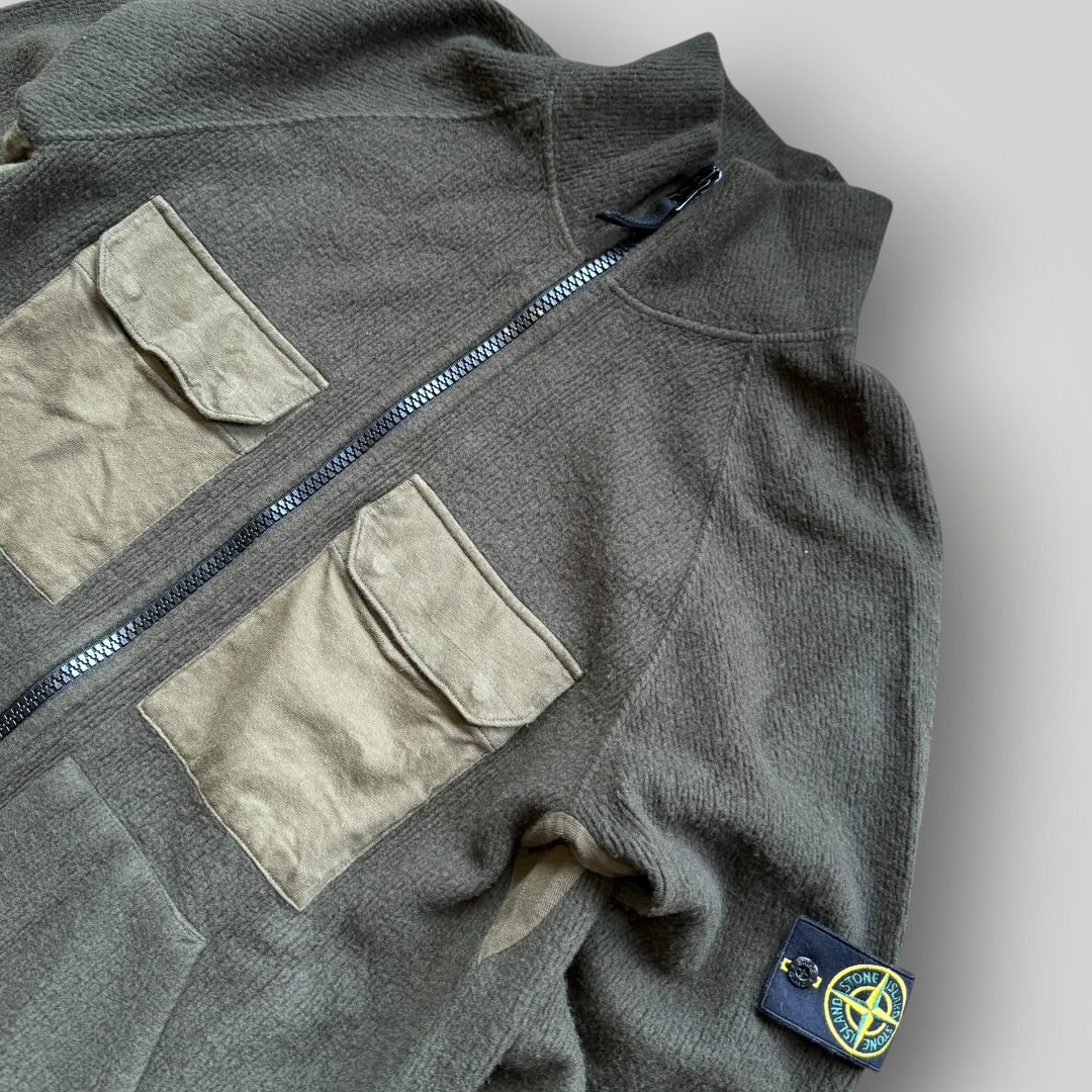 Stone Island AW/06 Wool Zip Up Knit XXL | Default Title, Green