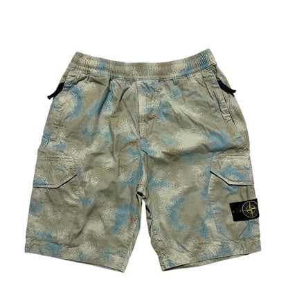 Stone Island Devore Camo Shorts | W30, Camo