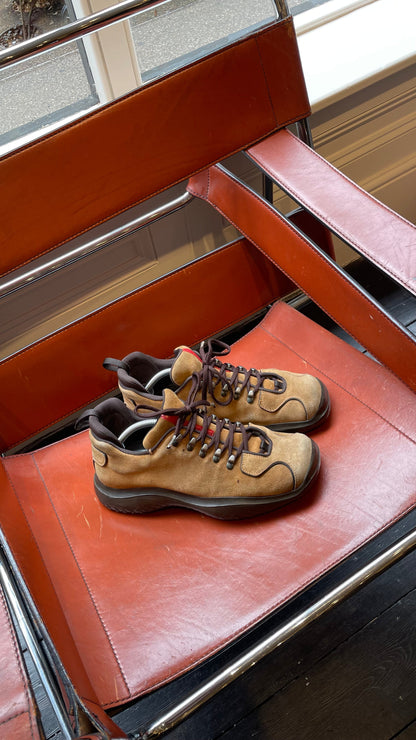 Prada Sport Brown FW99 Low Vibram Boot | Large, Brown