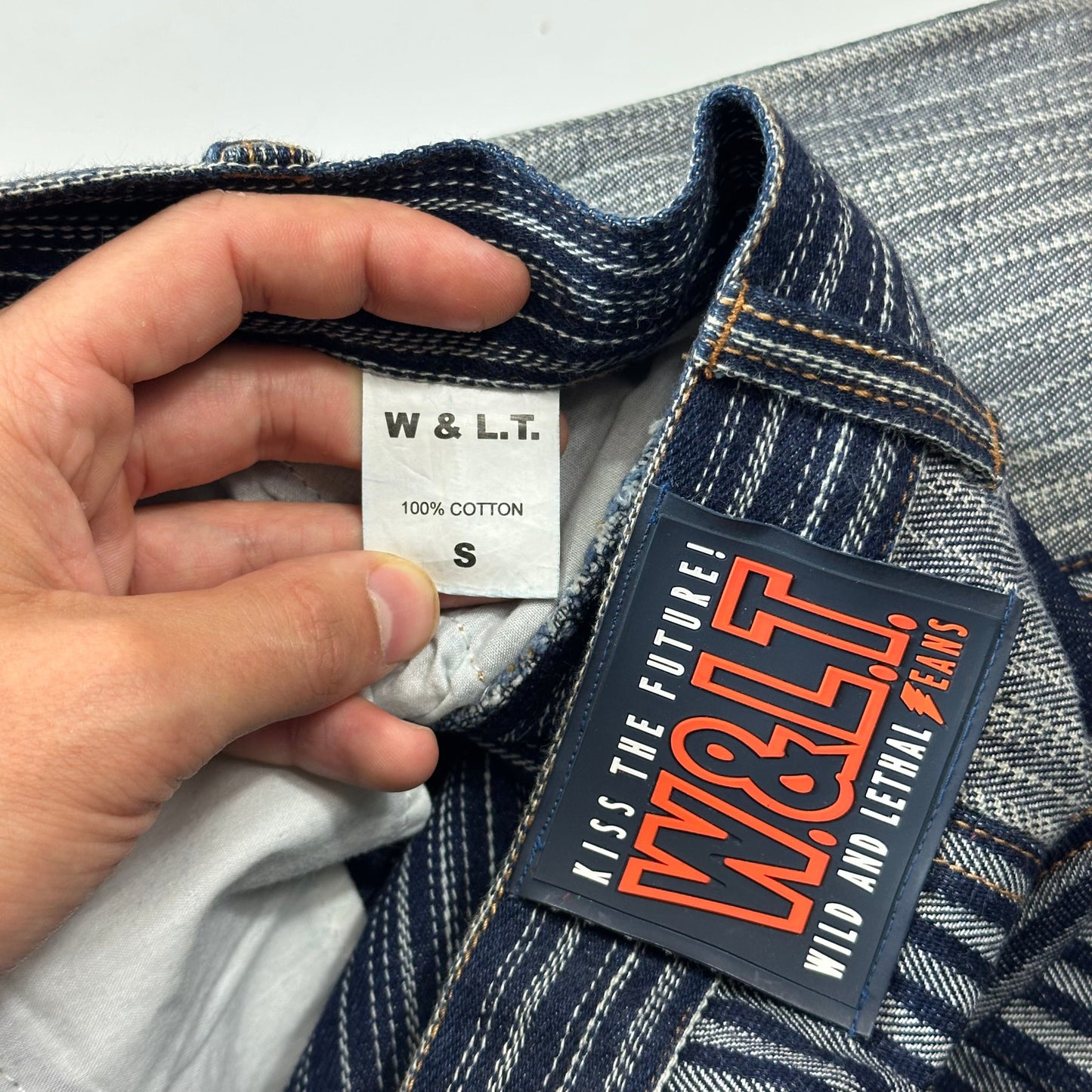 W+LT 00’s Denim Patchwork Skirt - S/M