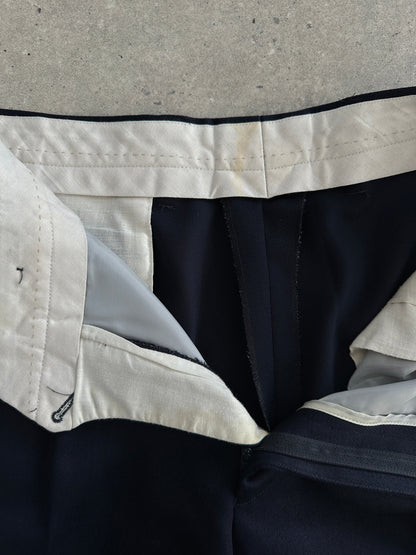 Italian Vintage Pure Wool Tailored Trousers - W32